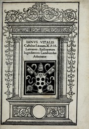 Ianvs Vitalis castalius Leonem X. P.M. lateranen. episcopatum ingredientem laetabundus admiratur by Janus Vitalis