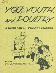 Cover of: You, youth, and poultry | United States. Extension Service