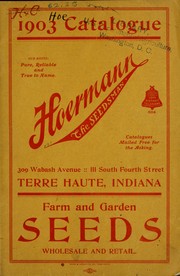 Cover of: Farm and garden seeds: wholesale and retail