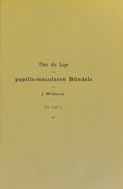 Mitteilungen aus der Augenklinik des Carolinischen Medico-Chirurgischen Instituts zu Stockholm by J. Widmark