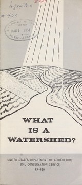 Cover of: What is a watershed? by United States. Soil Conservation Service.