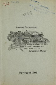 Cover of: Annual catalogue: wooden ware, agricultural implements, dairy supplies, etc