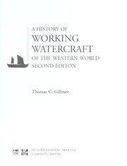 Cover of: A history of working watercraft of the western world