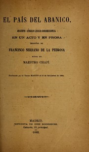 Cover of: El pai s del abanico: juguete co mico-li rico-correccional en un acto y en prosa