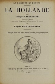 Cover of: La Hollande by Georges Lafenestre