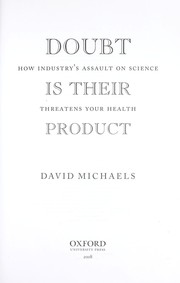 Cover of: Doubt is their product by David Michaels