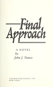 Cover of: Final approach: a novel