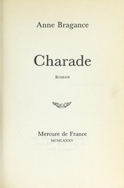 Cover of: Charade: roman