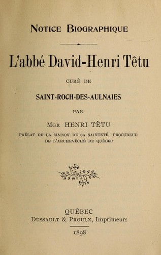 Notice Biographique (1898 Edition) | Open Library