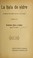 Cover of: La bala de vidre