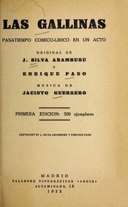 Cover of: Las gallinas: pasatiempo co mico-li rico en un acto