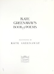 Kate Greenaway's book of poems by Kate Greenaway