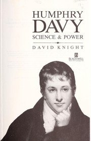 Cover of: Humphry Davy: science & power