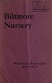 Cover of: Wholesale trade-list: season of 1904-1905