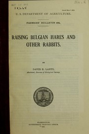 Cover of: Raising Belgian hares and other rabbits