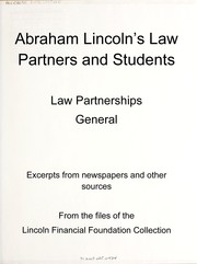 Abraham Lincoln's law partners and students by Lincoln Financial Foundation Collection