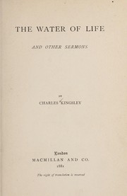 Cover of: The water of life by Charles Kingsley