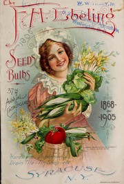 Cover of: Seeds, bulbs: hardware, implements, drain tile, tin shop, etc