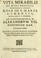 Cover of: Vita mirabilis et mors pretiosa venerabilis sororis Rosae de S. Maria Limensis ex Tertio ordine S.P. Dominici
