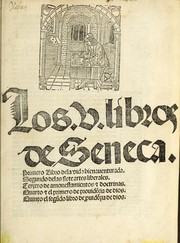 Cover of: Los V libros de Seneca