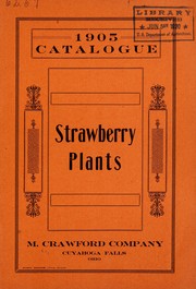 Cover of: 1905 catalogue: strawberry plants