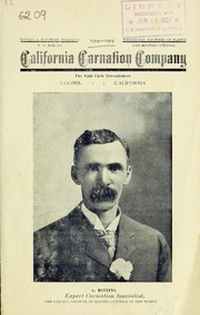 Cover of: California Carnation Company