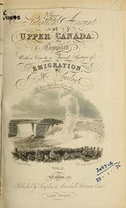 Cover of: Statistical account of Upper Canada: compiled with a view to a grand system of emigration