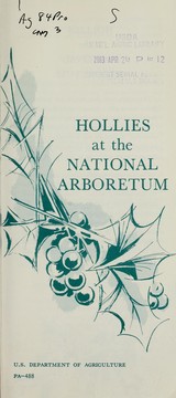 Cover of: Hollies at the National Arboretum