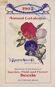 Cover of: 1905 annual catalogue