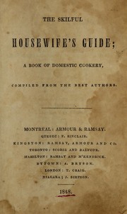 Cover of: The Skilful housewife's guide