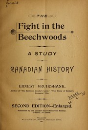 Cover of: The fight in the Beechwoods: a study in Canadian history.