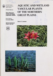 Cover of: Aquatic and wetland vascular plants of the northern Great Plains