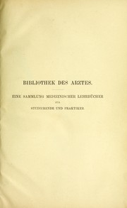 Cover of: Lehrbuch der orthop©Þdischen Chirurgie