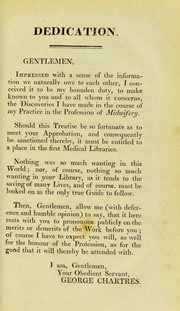 Cover of: Theory and practice of midwifery, illustrated with appropriate plates by George Chartres