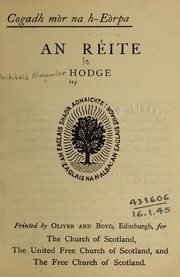 Cover of: An Réite