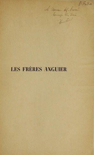 Les frères Anguier by Henri Stein