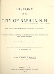 Cover of: History of the city of Nashua, N.H.