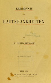 Cover of: Lehrbuch der Hautkrankheiten