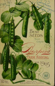 Cover of: Burpee's farm annual for 1905: best seeds that grow