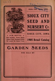 Cover of: 1905 retail catalogue: garden seeds