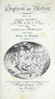 Sophron und Medon by Duke University. Library. Jantz Collection. German Baroque Literature