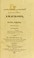 Cover of: On the nature, symptoms, and treatment of the different species of amaurosis, or gutta serena