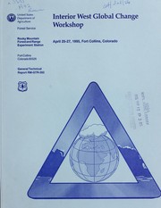 Cover of: Interior West Global Change Workshop by Interior West Global Change Workshop (1995 Fort Collins, Colo.)