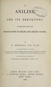 On aniline and its derivatives by M. Reimann