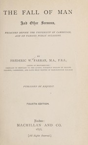 Cover of: The fall of man by Frederic William Farrar