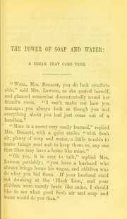 Cover of: The power of soap and water by M. B.