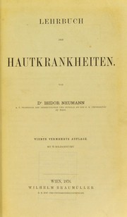 Cover of: Lehrbuch der Hautkrankheiten