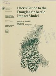 Cover of: User's guide to the Douglas-fir beetle impact model