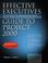 Cover of: Effective Executive's Guide to Project 2000