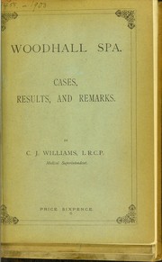 Cover of: Woodhall spa: cases, results and remarks